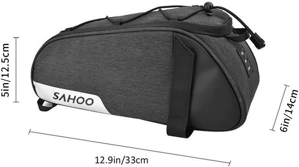 Generic Bike Bag Bike Trunk Bag Rack Bags Rear Panniers Bag For Bicycle Cargo Rack Saddle Bag Shoulder Bag Laptop Pannier Rack Bicycle