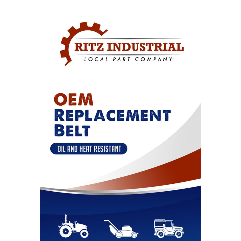 RITZ INDUSTRIAL OEM Replacement Belt 954-04013 3/8X21-3/8 Compatible with MTD Snowblower