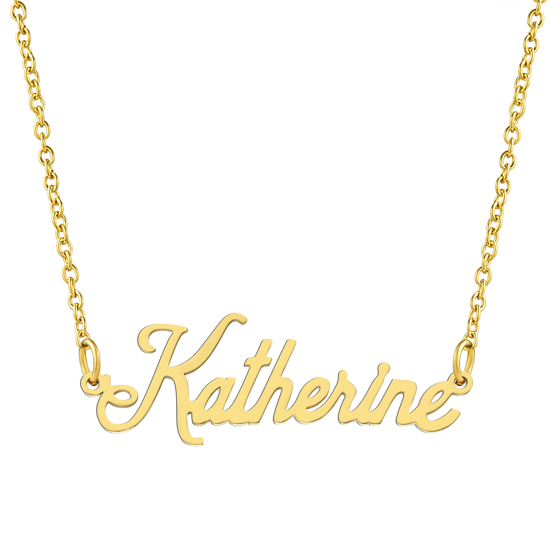 Katherine name sale necklace