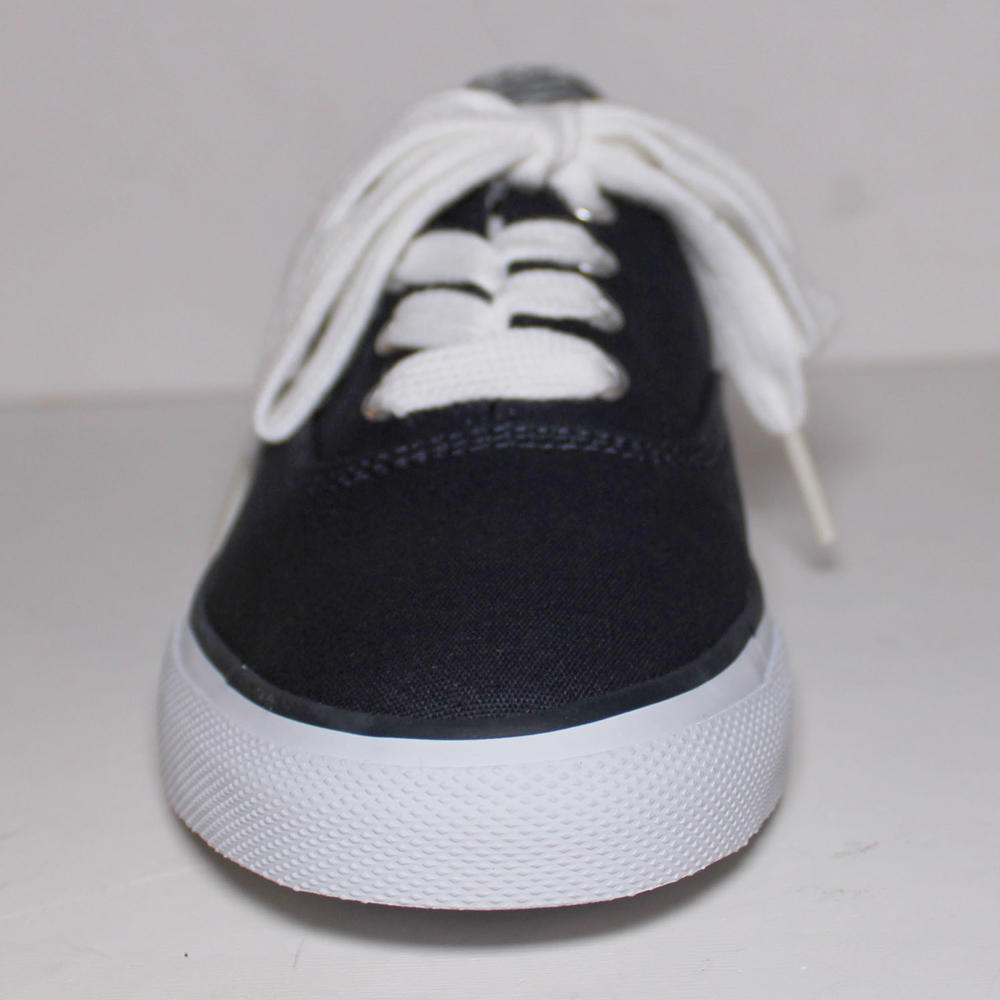 Lands' End Lands End Womens Size 5.5, Canvas Oxford Lace up Sneaker, Classic Navy