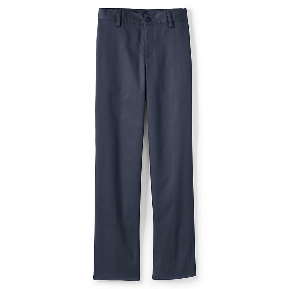 Lands' End Lands End Uniform Young Men's Size 28Wx32L Plain Front