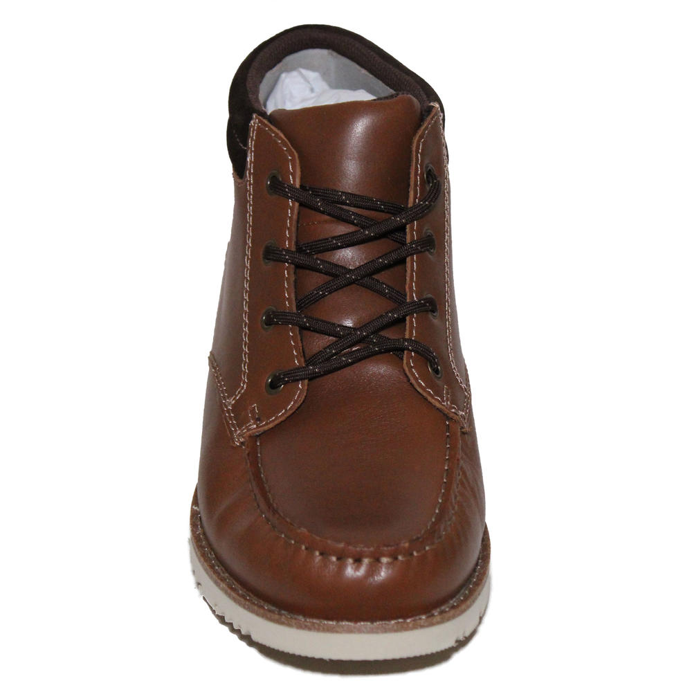 Lands' End Lands End Men's Size 9, Comfort Leather Chukka Boots, Tan Leather