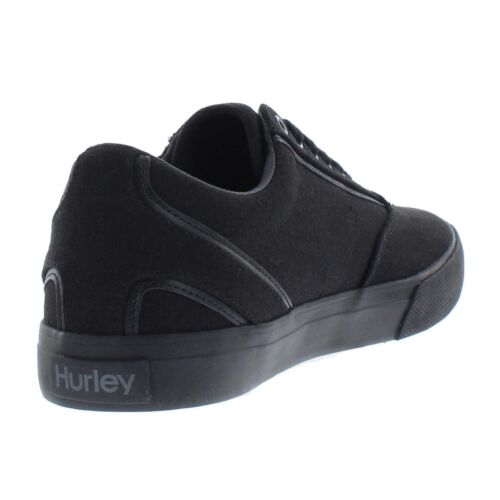 Hurley Arlo Men's Size 13 Canvas Lace-up Shoes, Black NEW SHIPS WITHOUT BOX