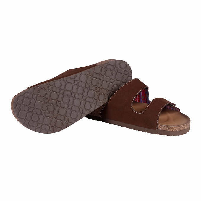 Skechers Ladies' Size 7 Two Strap Sandal, Brown (Chocolate) NEW SHIPS WITHOUT BOX