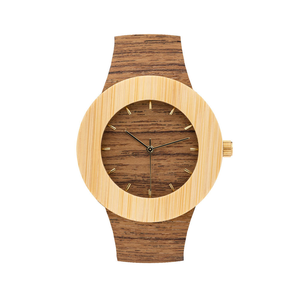 analog watch co. Teak & Bamboo Watch