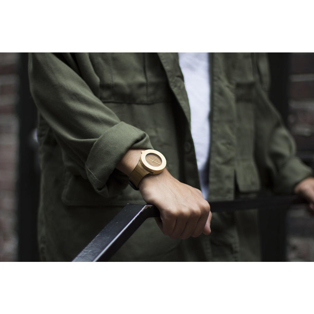 analog watch co. Teak & Bamboo Watch