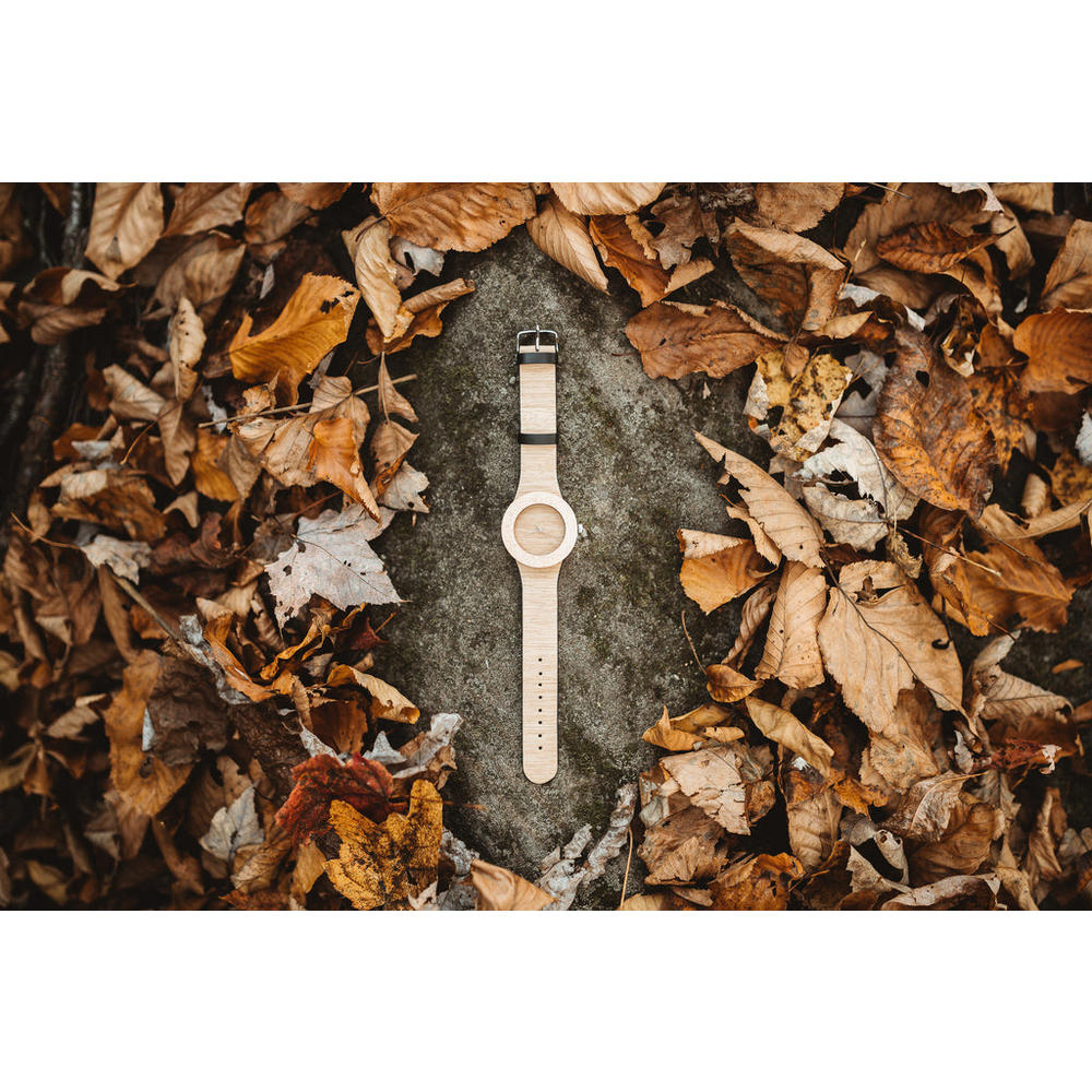 analog watch co. Silverheart & Maple Watch