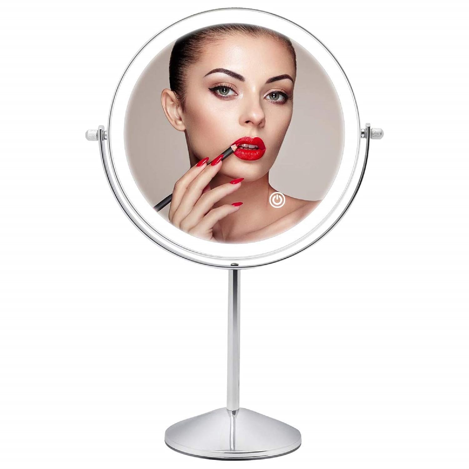 Lighted Makeup Mirror 10x Magnification, 10x Magnification Lighted Makeup Mirror