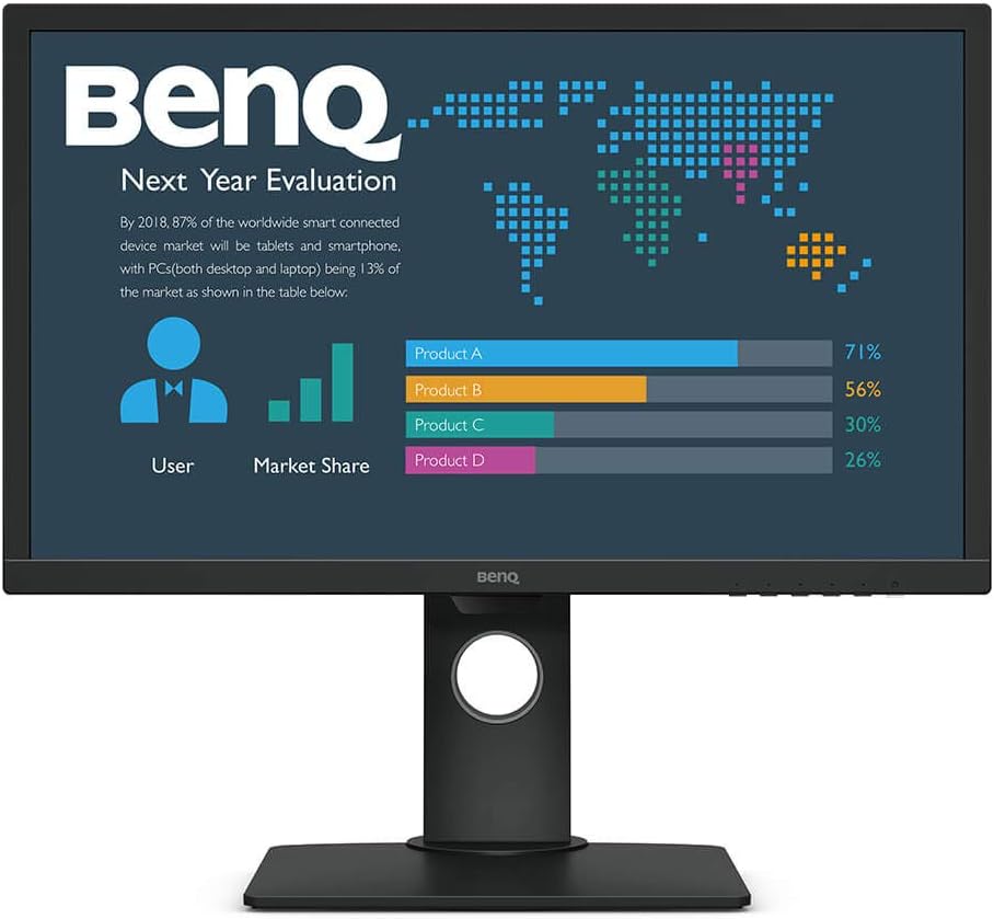 BENQ BL2381T 22.5" IPS 1920x1200 Business Monitor 60Hz 5ms 250 nits Flicker-free Technology DisplayPort, HDMI and VGA