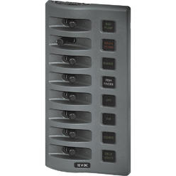 Blue Sea Systems Blue Sea System Blue Sea 4308 WeatherDeck Water Resistant Fuse Panel - 8 Position - Gray