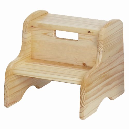 Little Colorado Unfinished Wooden Step Stool