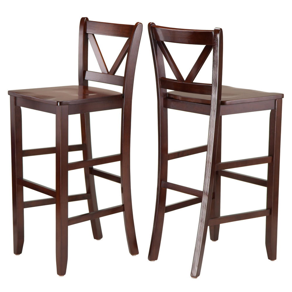 Winsome Victor Stools, 29", Brown