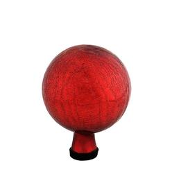 Achla Designs G6-RD-C, Red 6-Inch Crackle Gazing Globe Ball, 6