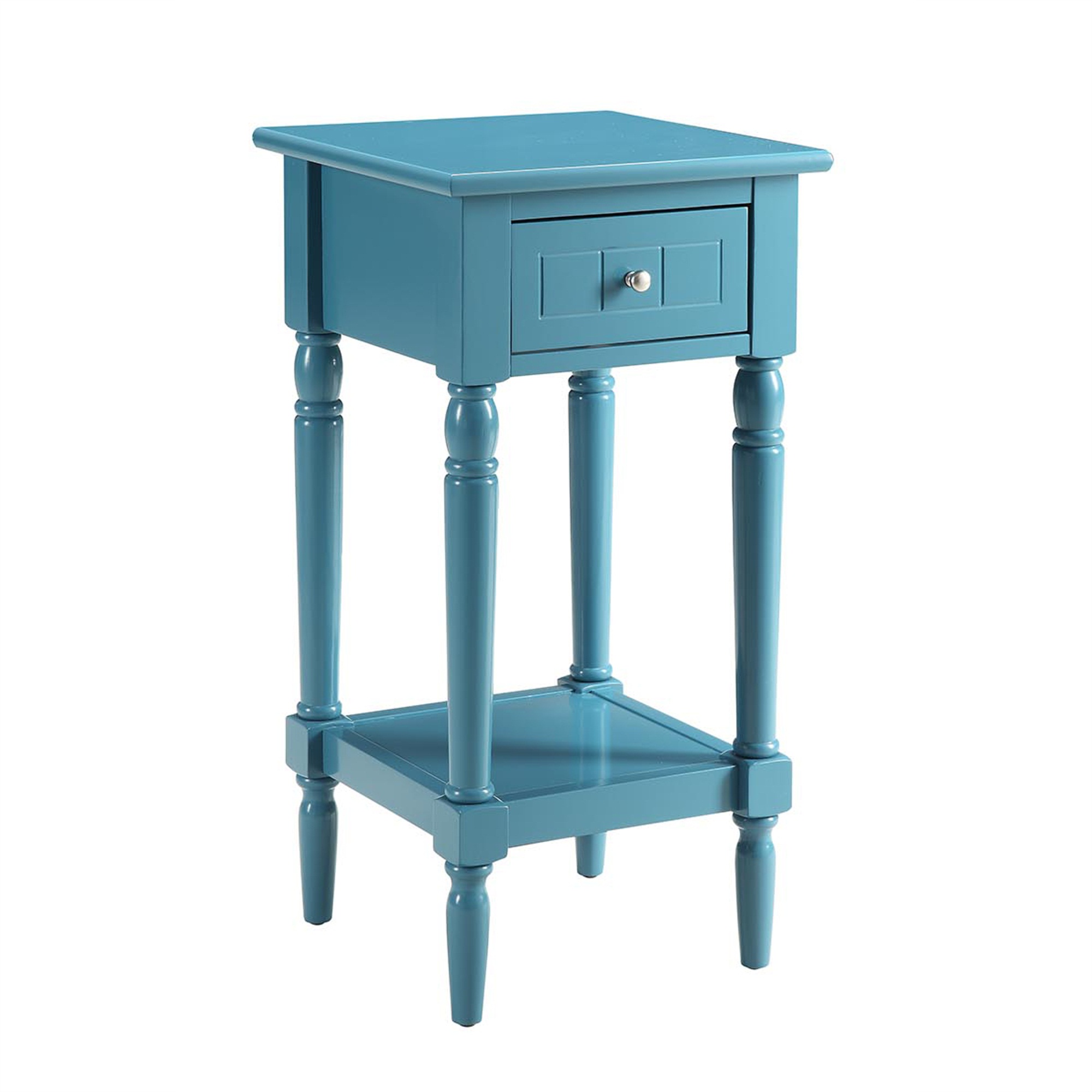 Convenience Concepts French Country Khloe Accent Table, Blue