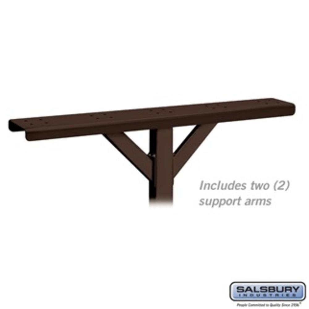 Salsbury Industries Spreader - 5 Wide with 2 Supporting Arms - for Rural Mailboxes and Townhouse Mailboxes - Bronze per EA