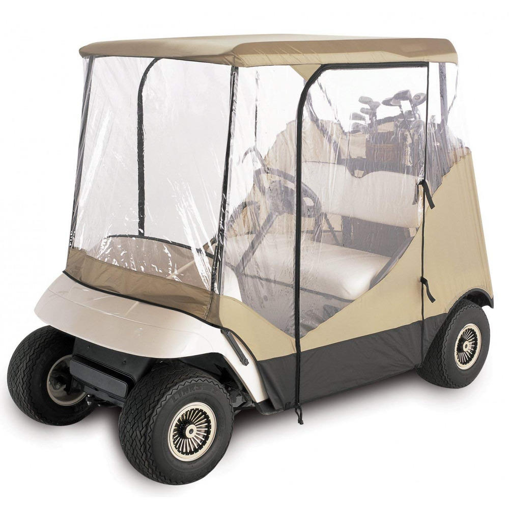 Classic Accessories 72052 Fairway Travel 4-Sided 2-Person Golf Cart Enclosure