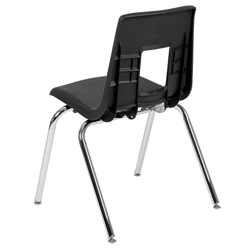 Flash Furniture Store Advantage Black Student Stack School Chair - 18-inch