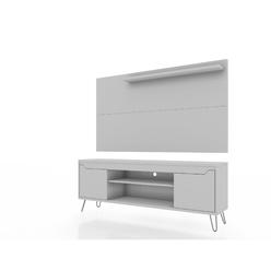 Manhattan Comfort Baxter 62.99 TV Stand and Liberty Panel in White