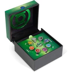 SalesOne LLC DC Comics Green Lantern Power Rings Emotional Spectrum Power Rings | Includes 9 Adjustable Rings Featuring Each