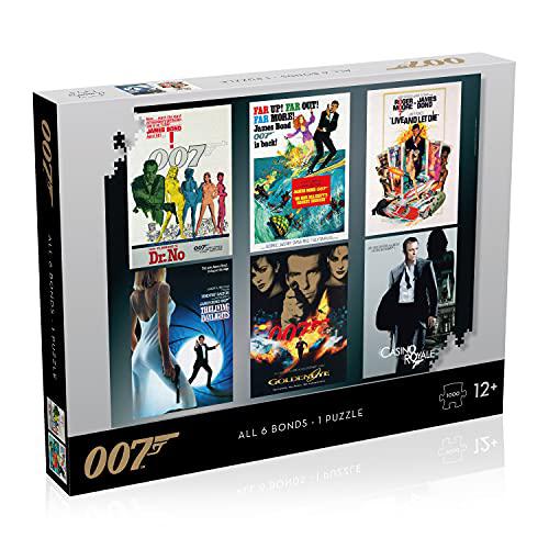 Winning Moves Games james bond puzzle actor debut 1000 piece jigsaw puzzle game
