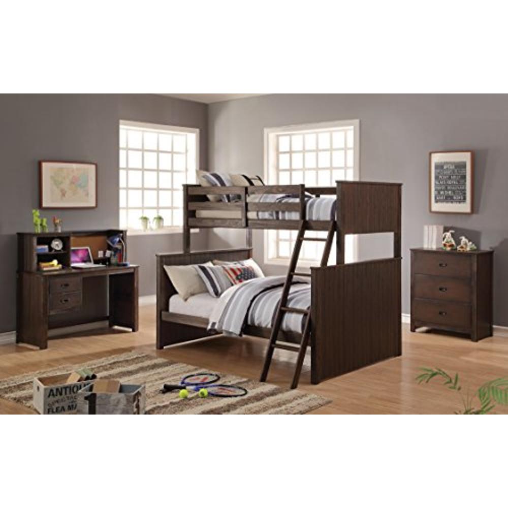 Acme Furniture 38031 Hector Hutch, Antique Charcoal Brown