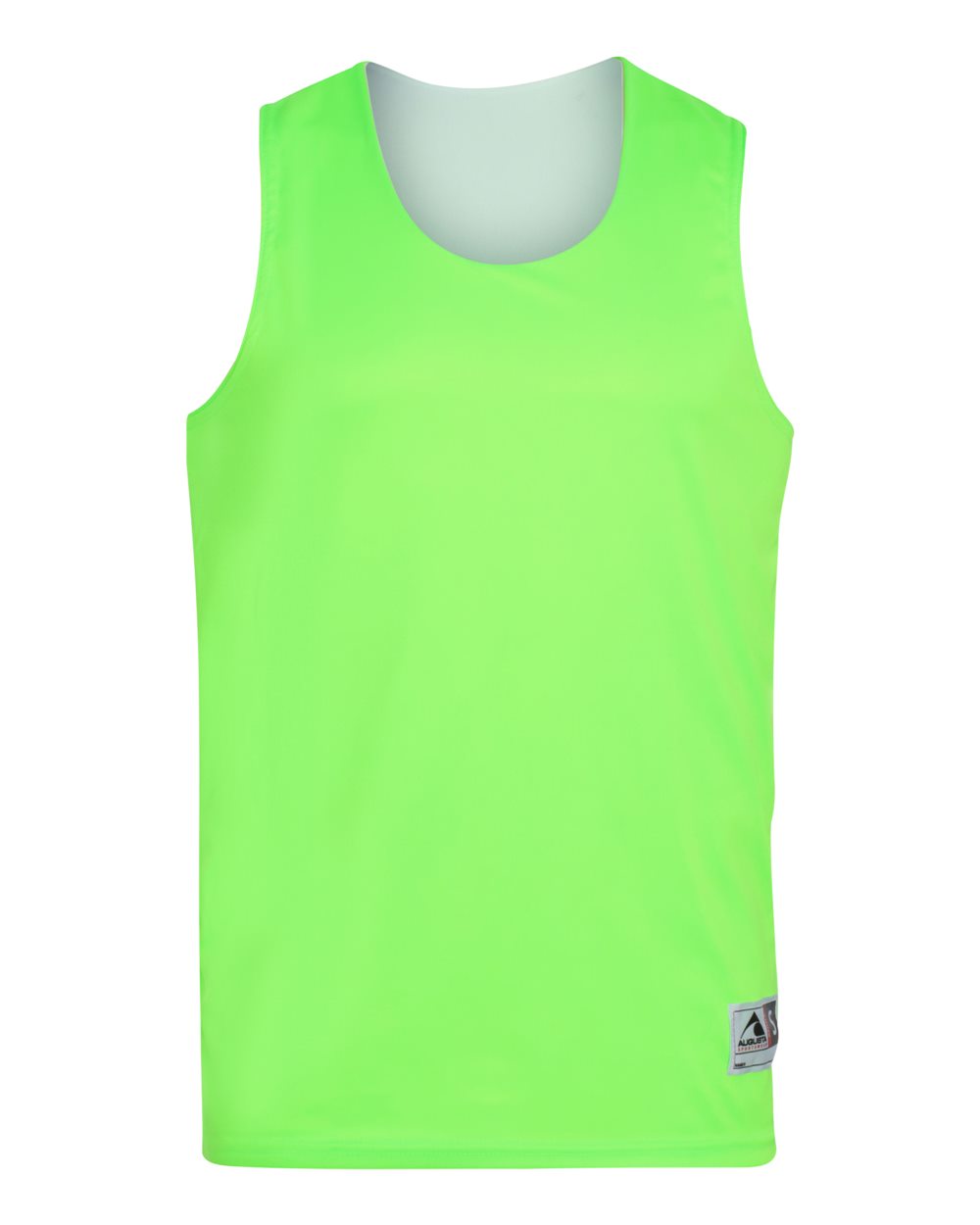 Augusta Sportswear Augusta Medical Systems LLC Augusta 148A-Lime- White-2X Reversible Wicking Tank&#44; Lime-White - 2X