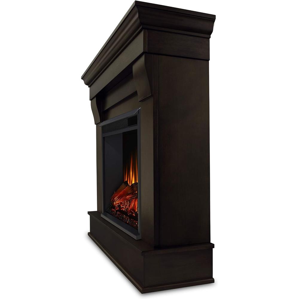 Real Flame Store Chateau Electric Fireplace in Dark Walnut by Real Flame