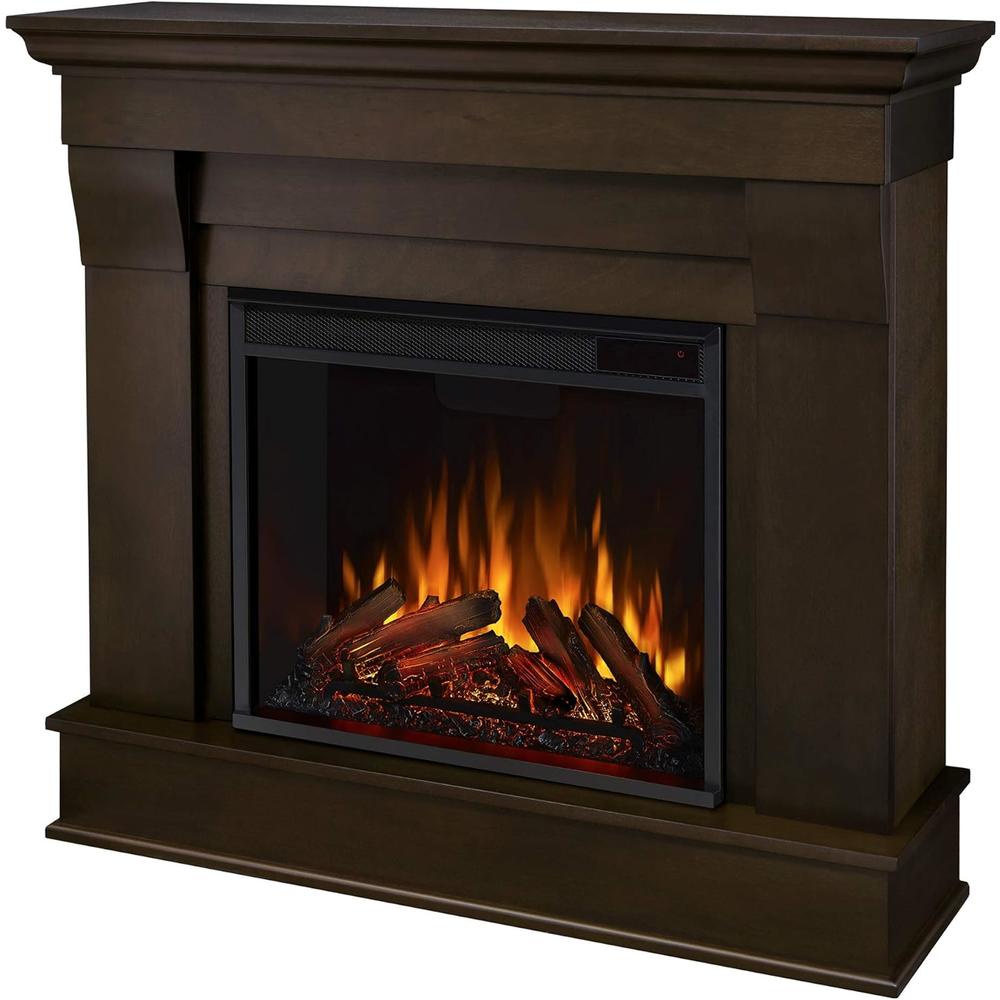 Real Flame Store Chateau Electric Fireplace in Dark Walnut by Real Flame