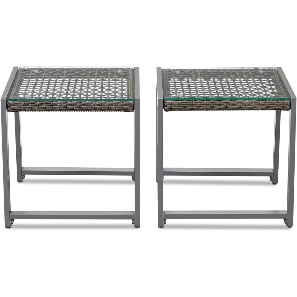 Real Flame Store Calvin End Tables in Gray Set of Two by Real Flame