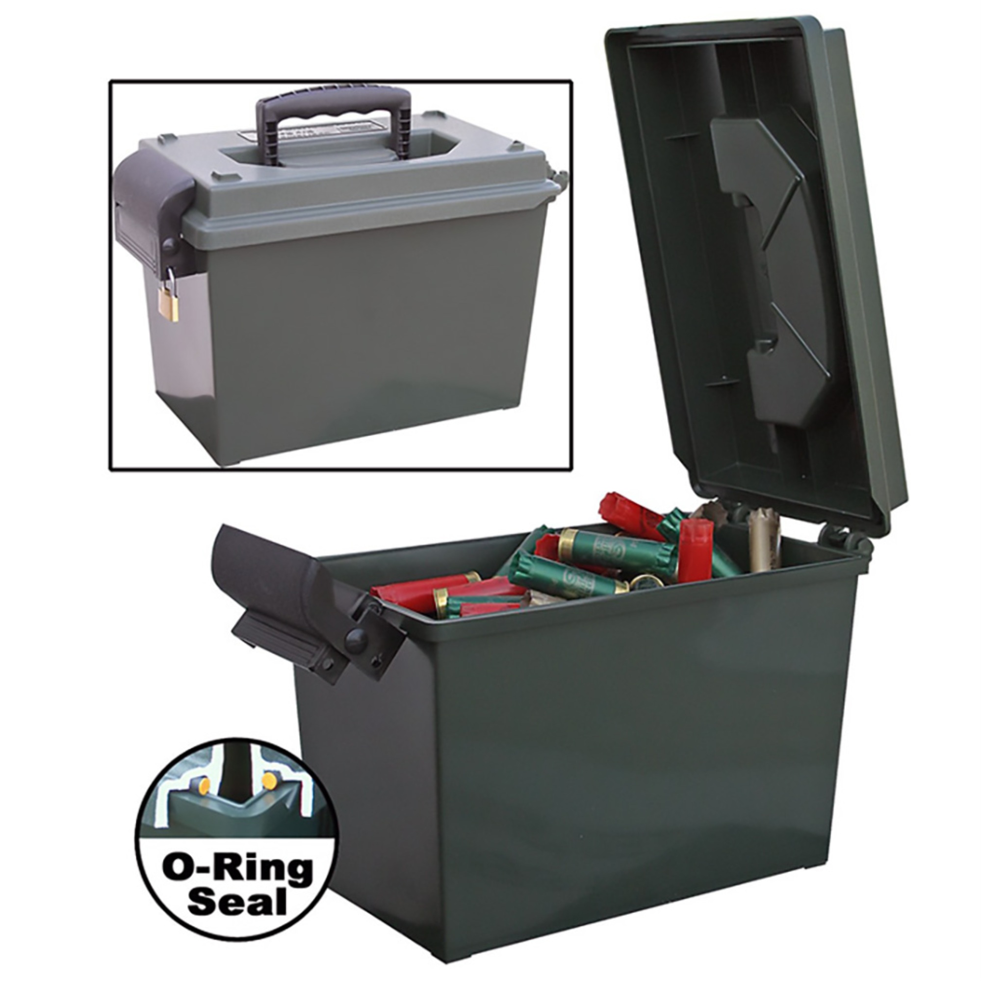 MTM Sportsmens Dry Box ORing Sealed 14x7.5x9In