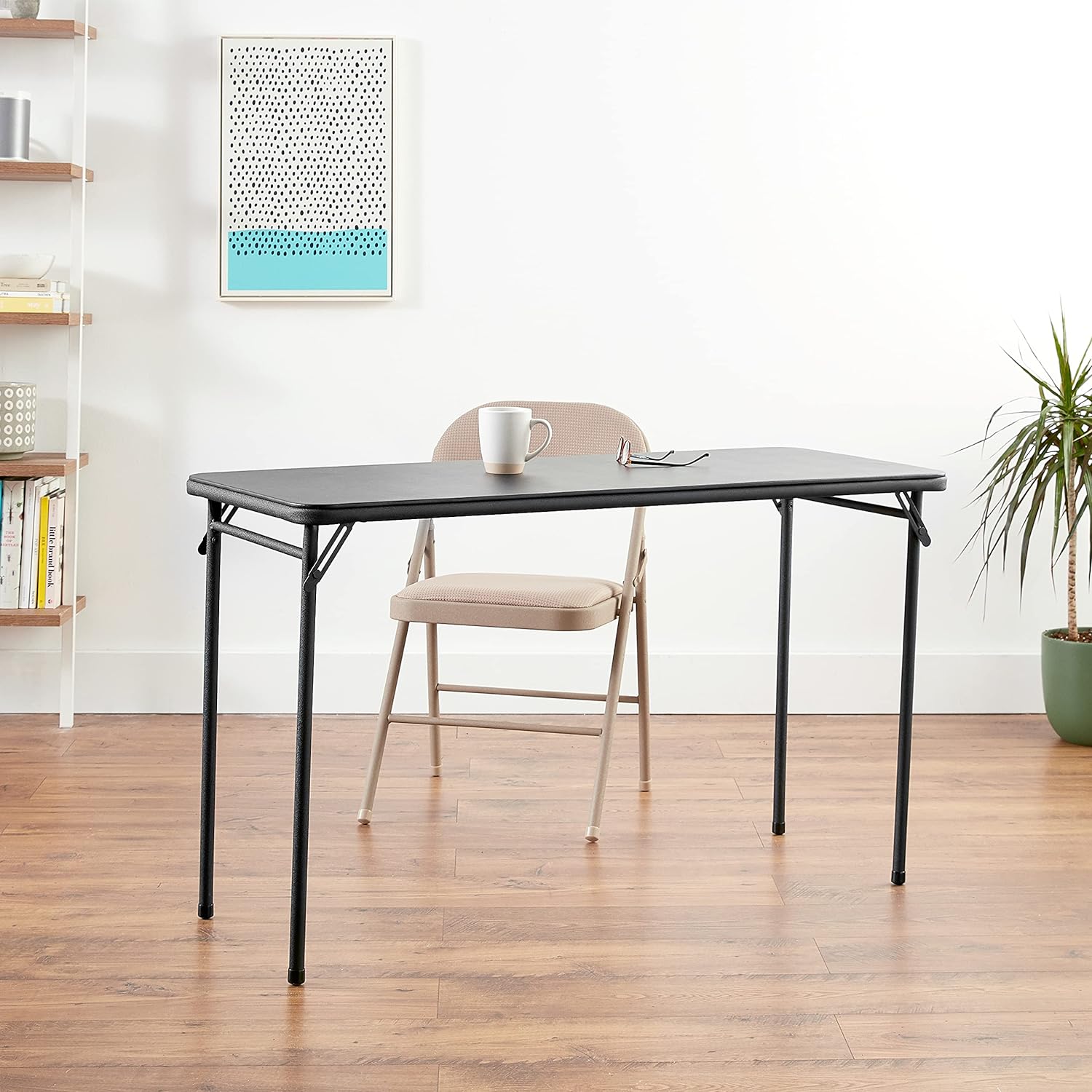 CoscoProducts Cosco 20" x 48" Vinyl Top Folding Table