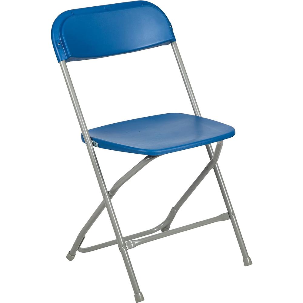 Flash Furniture Hercules Series Capacity Premium Blue Plastic Folding Chair 800