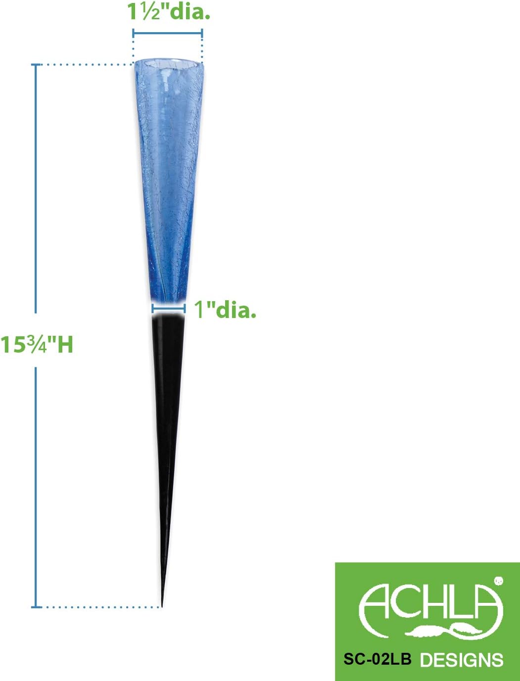 ACHLA Solar Cones Light Blue 3Pk - SL-SC02LB