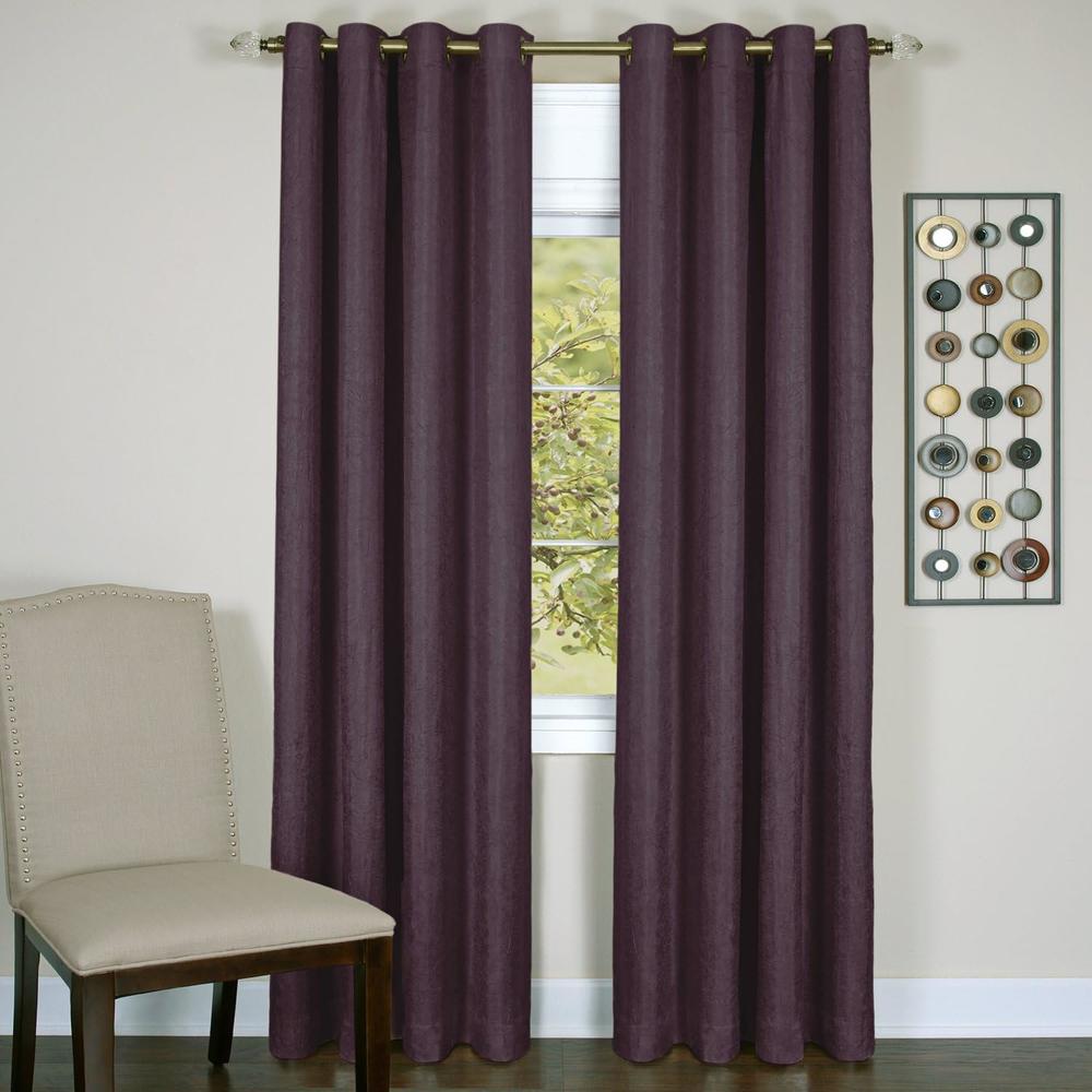 Achim Home Furnishing: Taylor Tan Solid Contemporary Blackout Window Curtain Panel