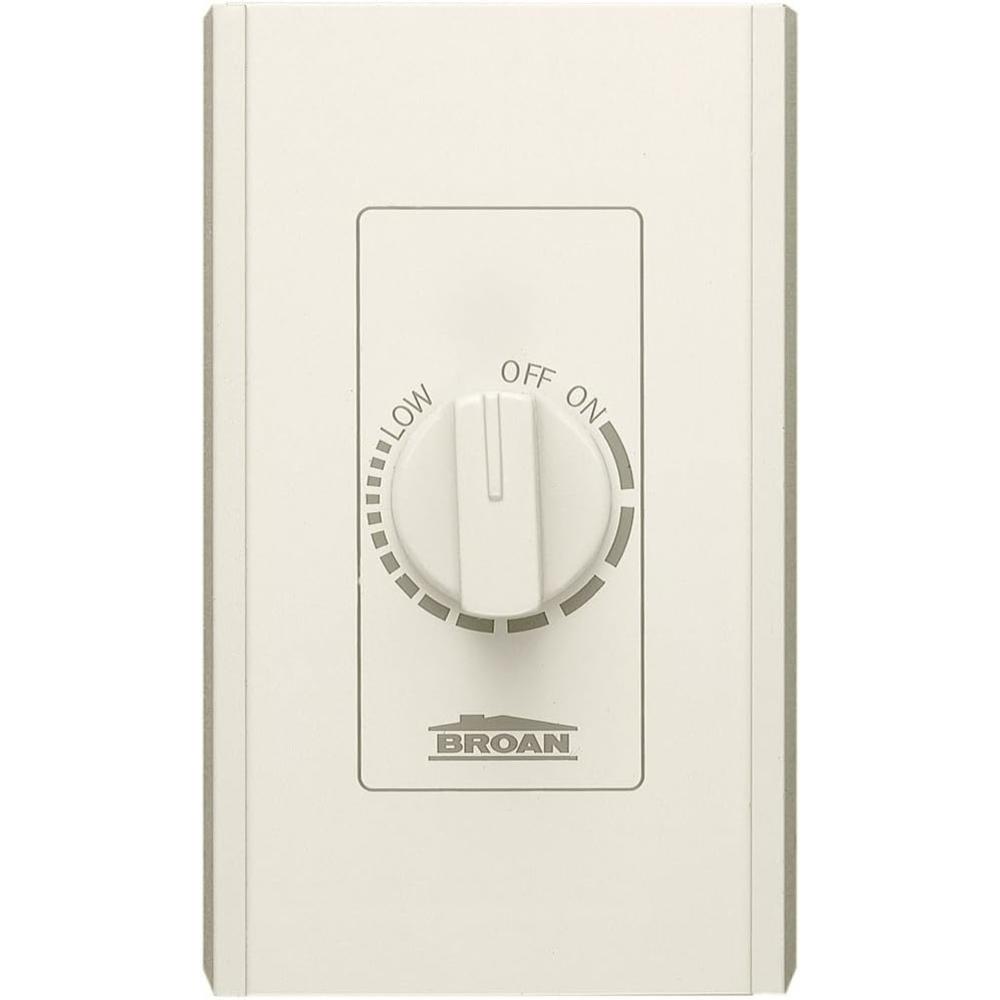Broan Electronic Variable Speed Control, 6 AMP, 120V - White