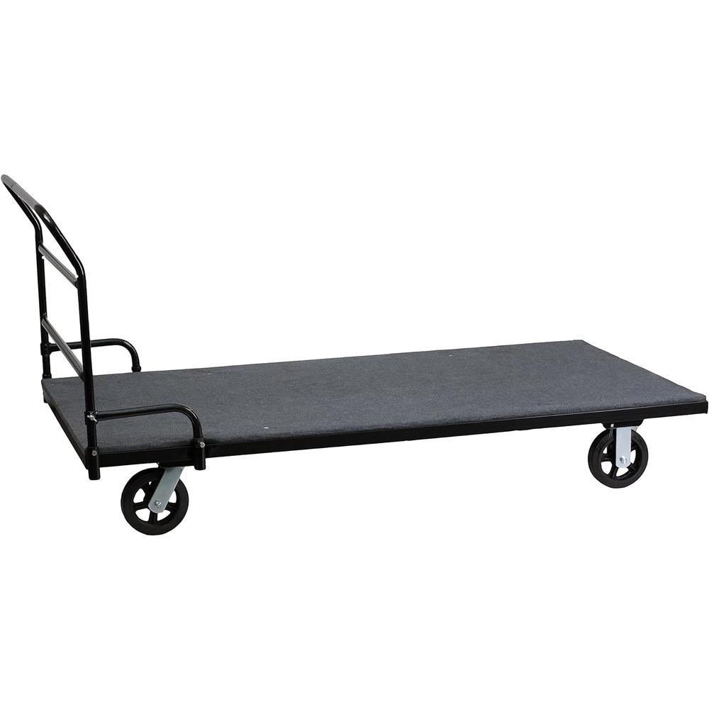 Flash Furniture Folding Dolly For Rectangular Tables With Carpeted Platform