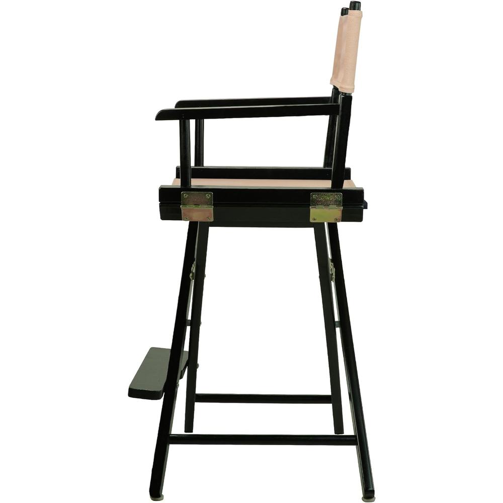 Casual Home 24" Director's Chair Black Frame, Tan Canvas