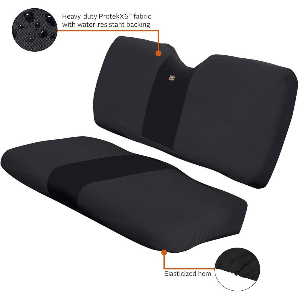 Classic Accessories QuadGear 18-026-010401-00 UTV Bench Seat Cover - Black