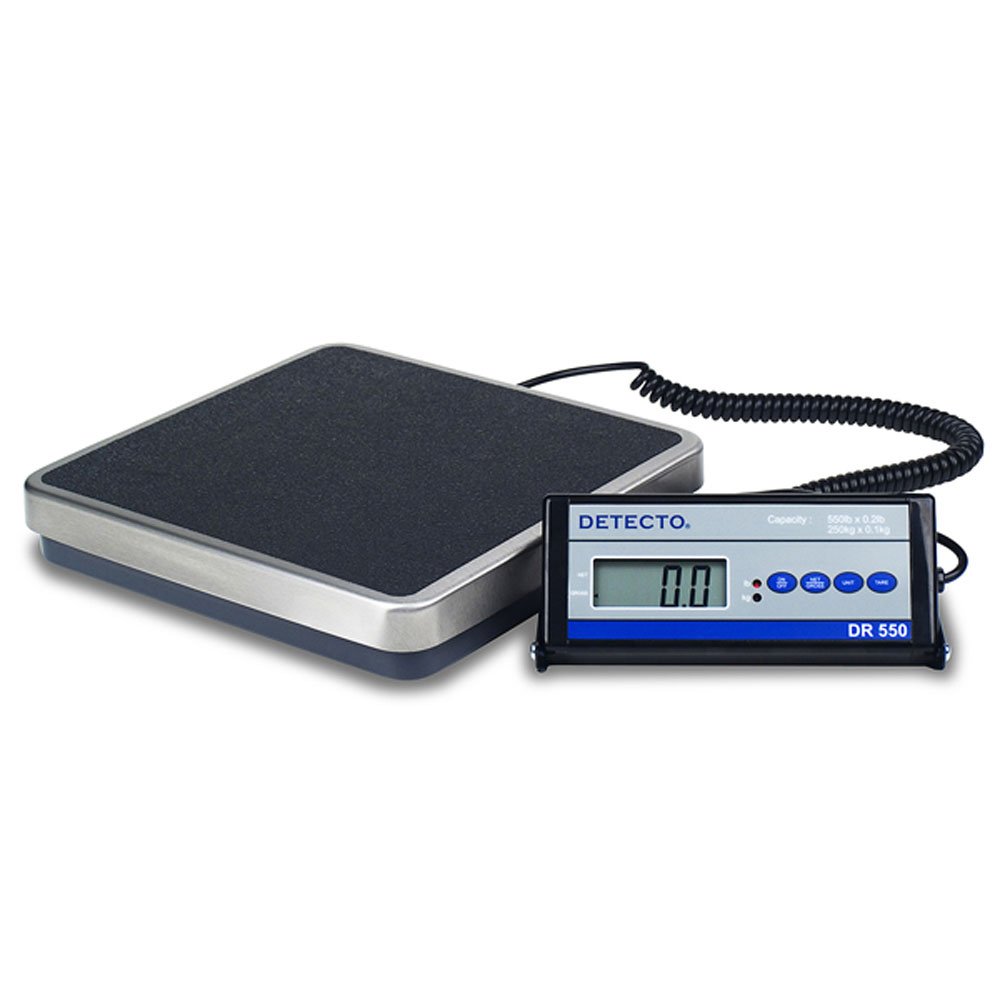 DETECTO Stainless Steel Portable High Capacity Stand On Scale  DR550C