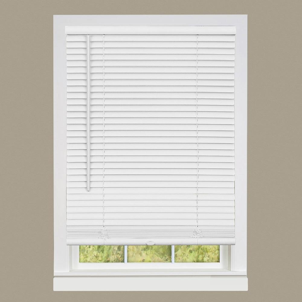 Achim Cordless GII Deluxe Sundown 1" Room Darkening Mini Window Blind, Alabaster