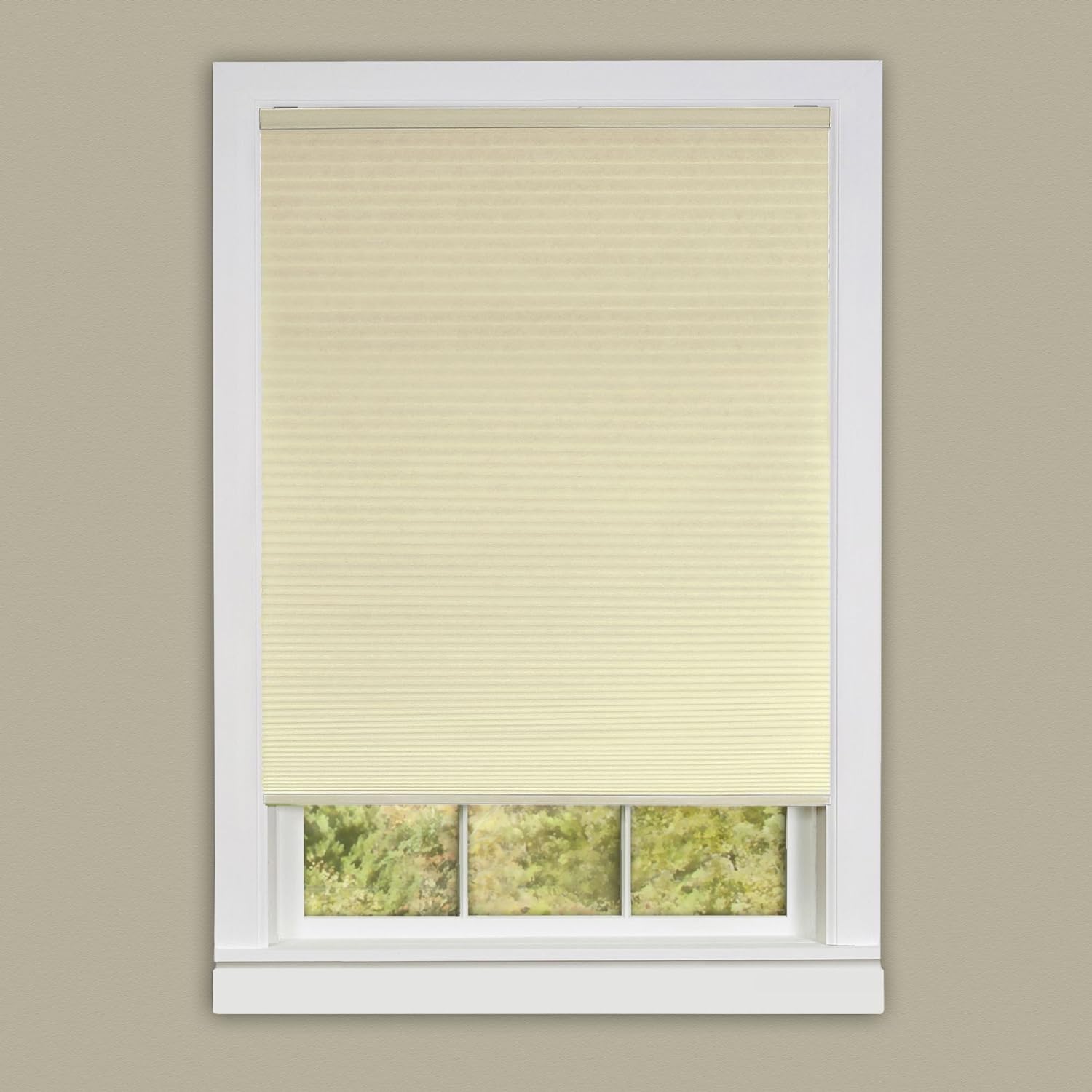 Achim Importing Co. Top Down-Bottom Up Cordless Honeycomb Cellular Shade 35x64 White