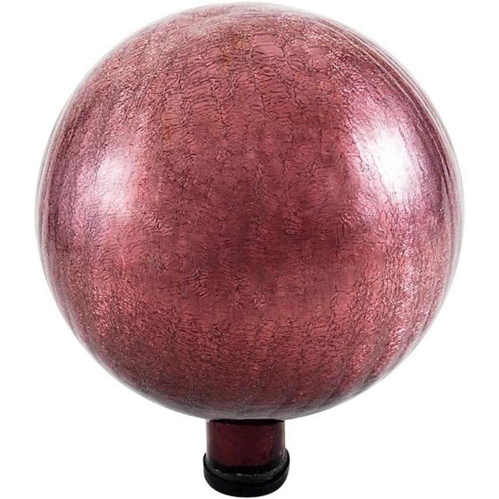 Achla Designs G12-Y-C Gazing, Lemon Drop 12 inch Glass Garden Globe Ball Sphere, 12