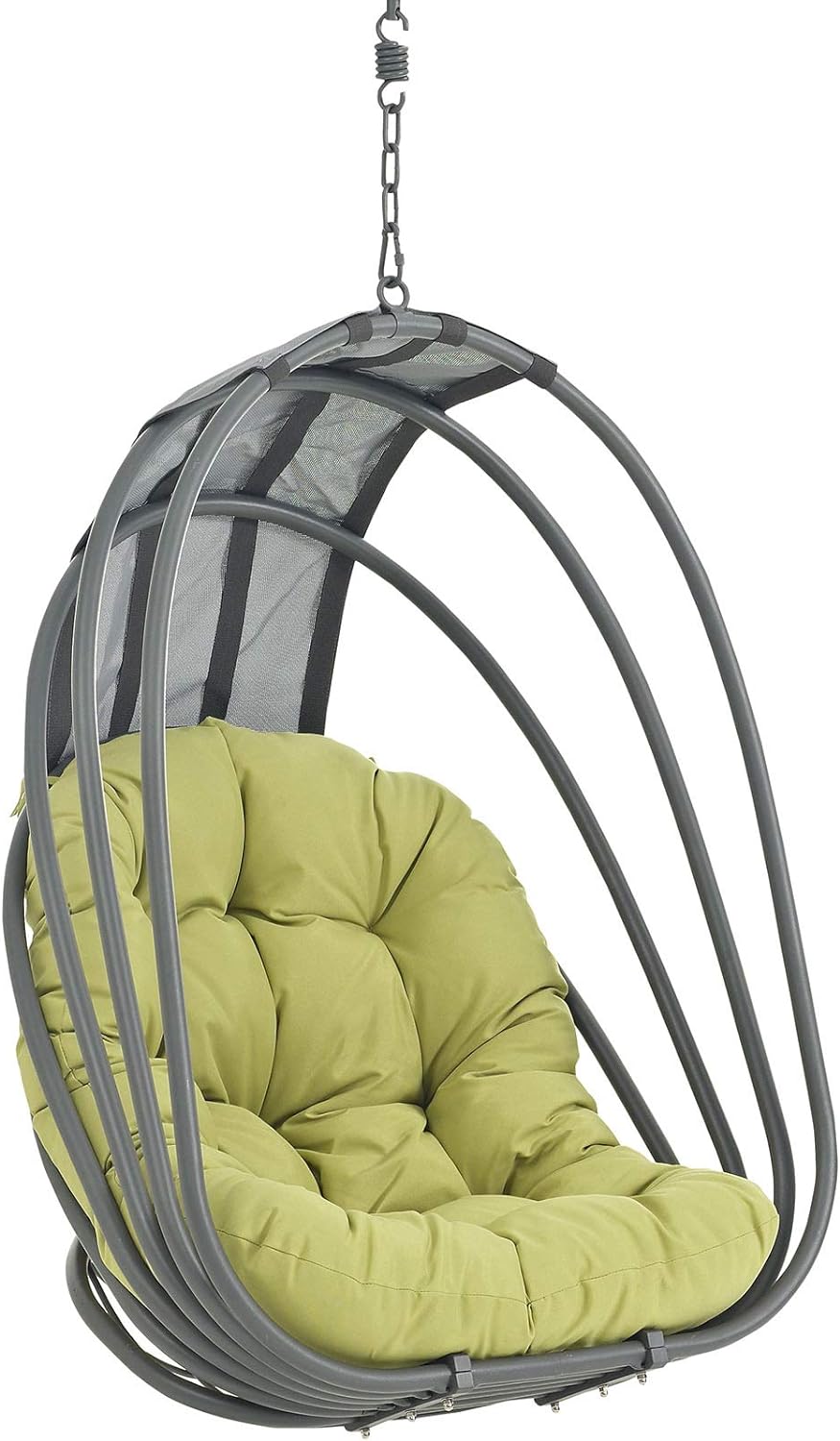 Modway Whisk Outdoor Patio Swing Chair Without Stand, Peridot