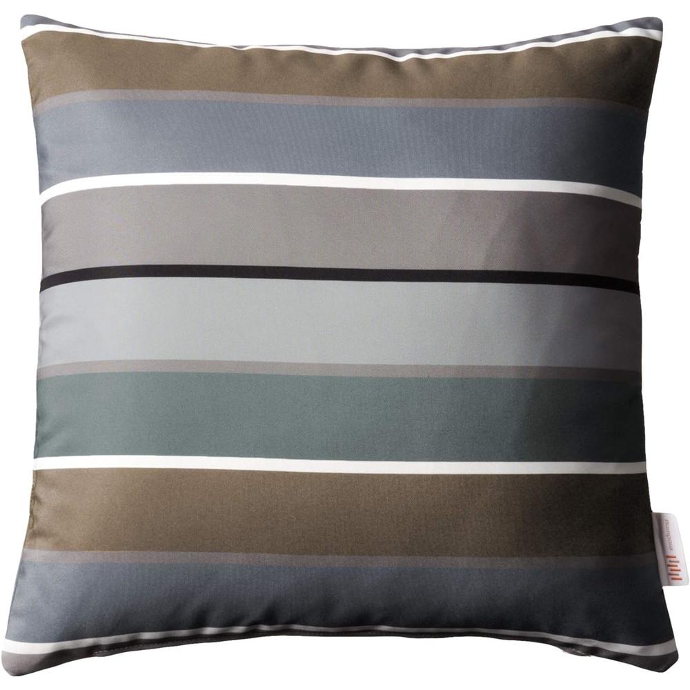 Modway Outdoor Indoor All Weather Patio Throw Pillow in Stripe