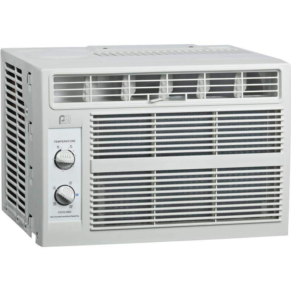 Perfect Aire 5000 BTU 12.25 in. H x 16 in. W 100-150 sq. ft. Window Air Conditioner - Case Of: 1;