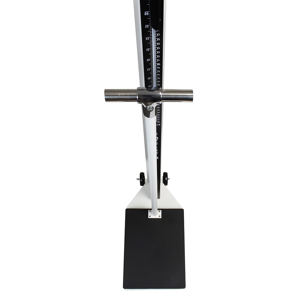 Detecto 448 400 lb Capacity Scale w/ Height Rod, Wheels, & Hand Post