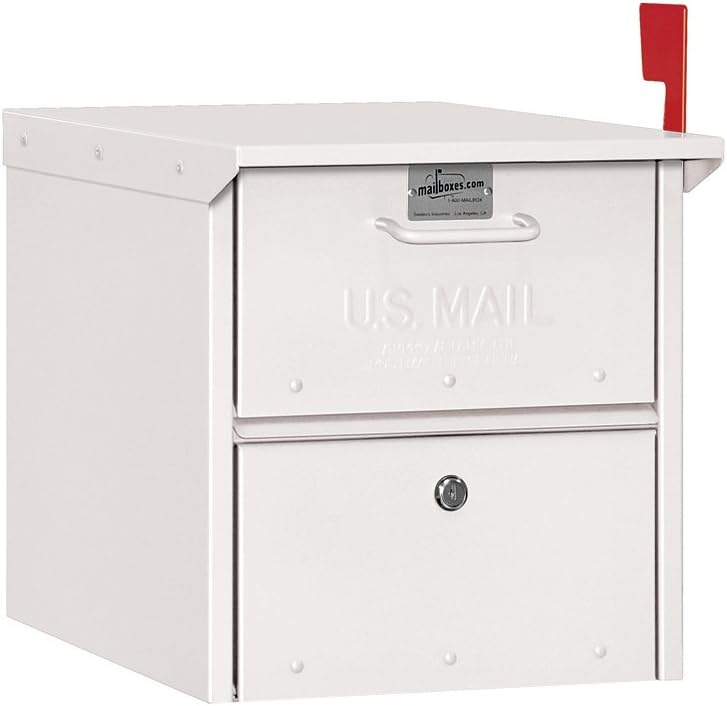 Salsbury Industries Roadside Mailbox - White
