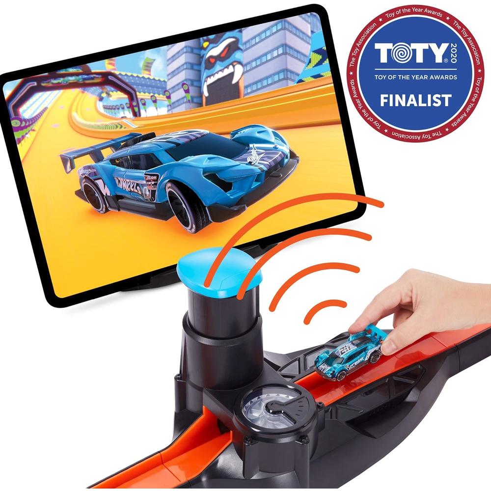 Hot Wheels id Smart Track Measures Speed Counts Laps Uniquely Identifiable Vehicles Ages 8 and Older