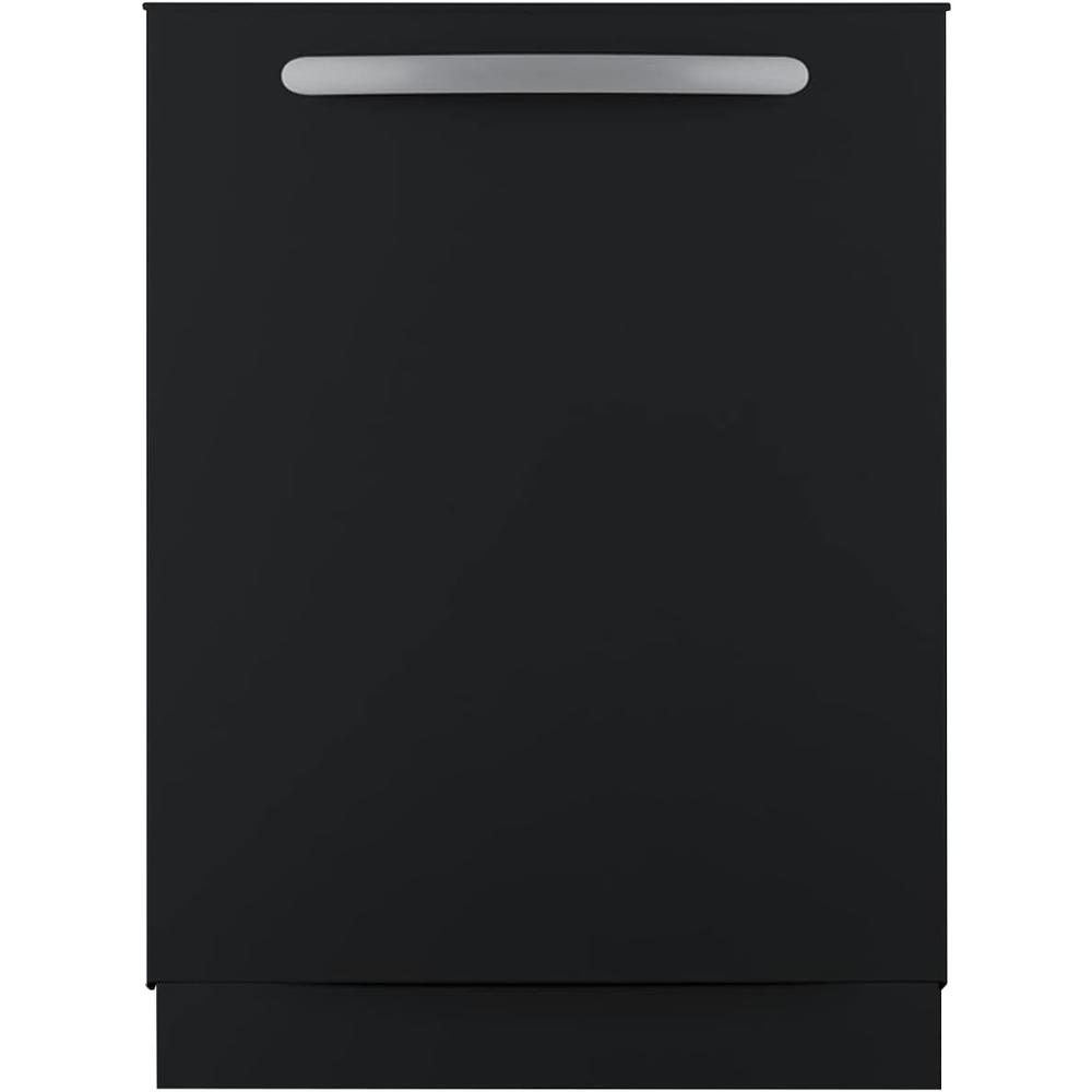 Summit 24 wide ENERGY STAR certified ADA height dishwasher in black with top-mount controls