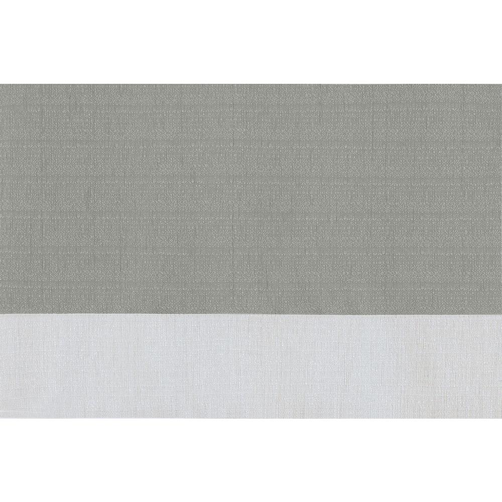Achim Darcy Rod Pocket Window Curtain Panel - 52x63 - Grey/White